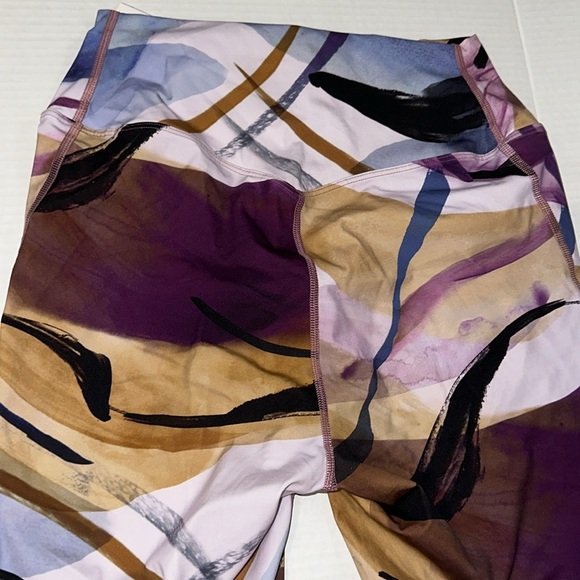 Soma WKND bike shorts size M 360 Go with the flow purple High Rise - Picture 11 of 12